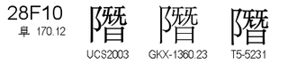 U+28F10